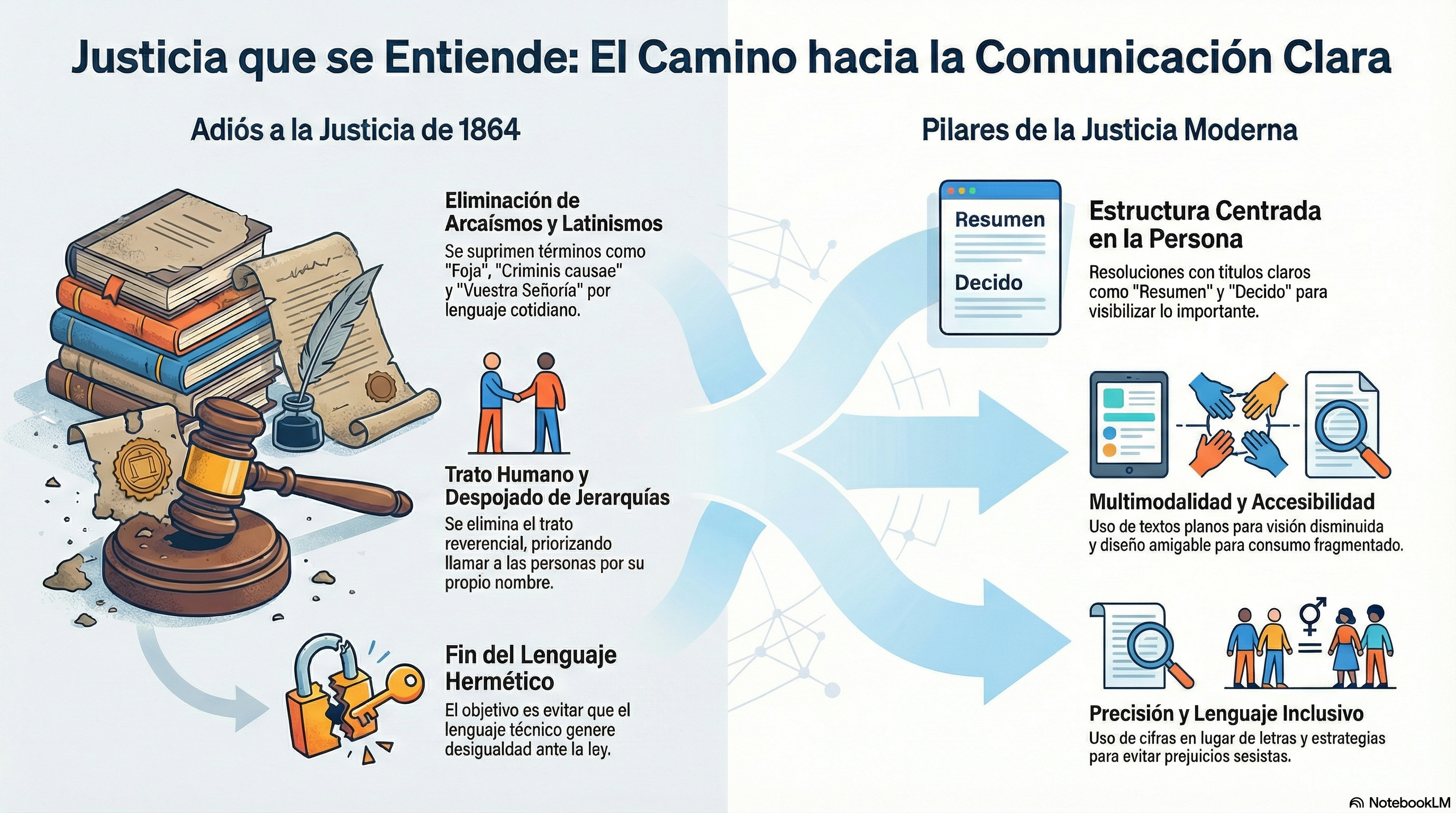 ¿Por qué seguimos escribiendo como en 1864? El desafío de la Comunicación Clara en el ámbito judicial