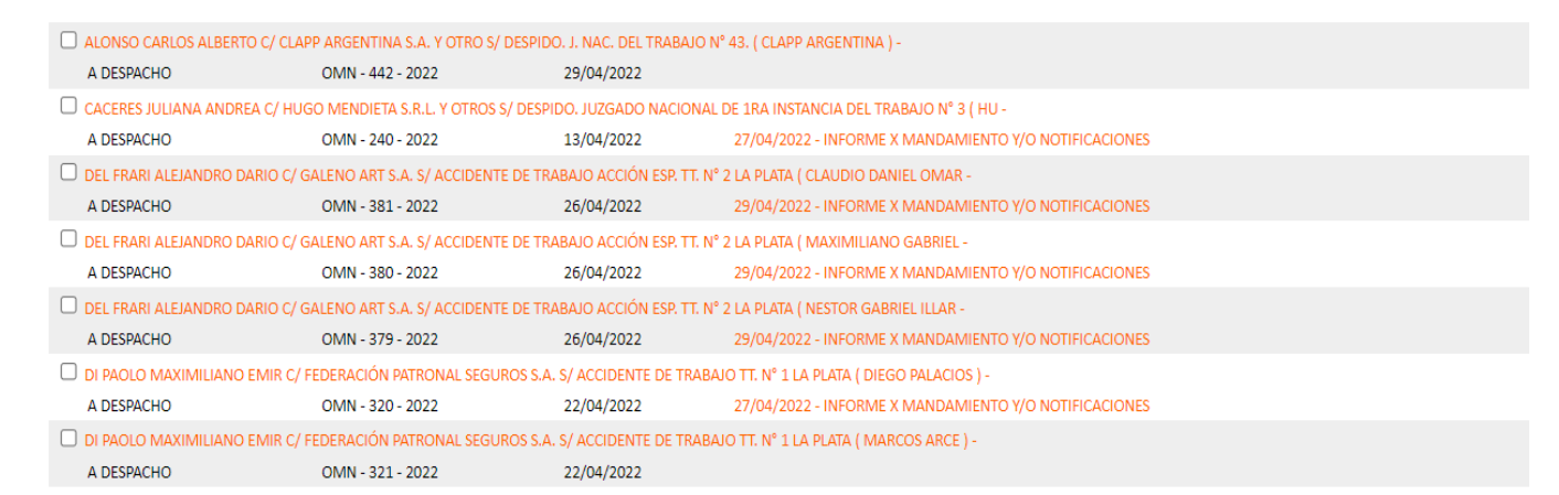 Cédulas y Mandamientos